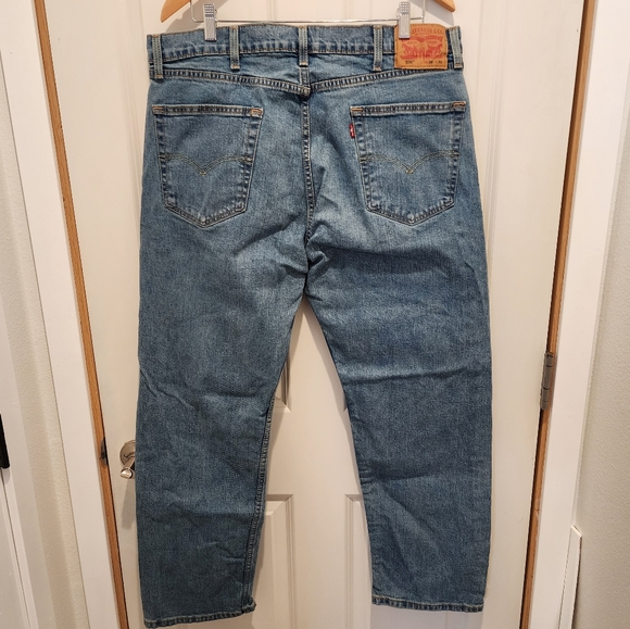Mens Levi's 505 Jeans 38 x 30, Blue - Picture 2 of 11